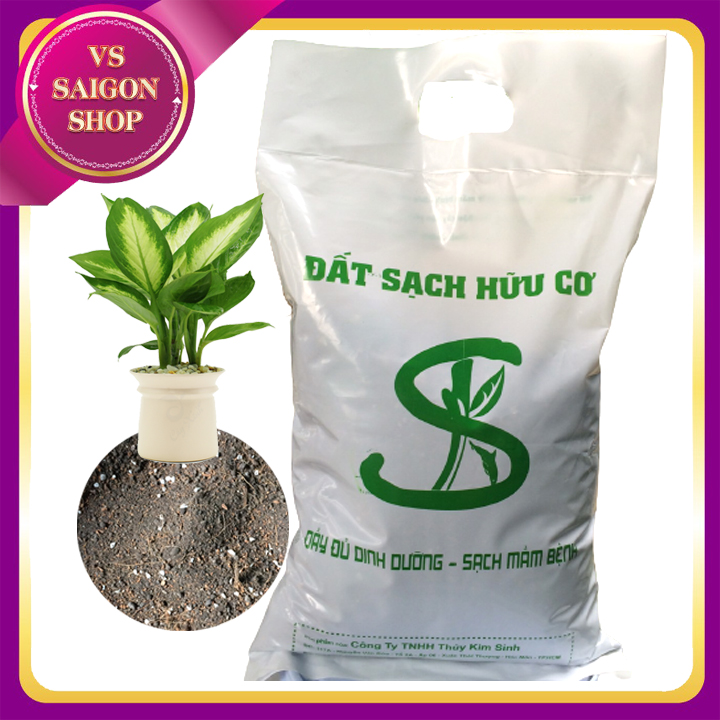 [HCM][ TÚI 2KG ] ĐẤT SẠCH HỮU CƠ: Sạch Mầm Bệnh Giàu Vi Sinh Cho Cây Và Đất