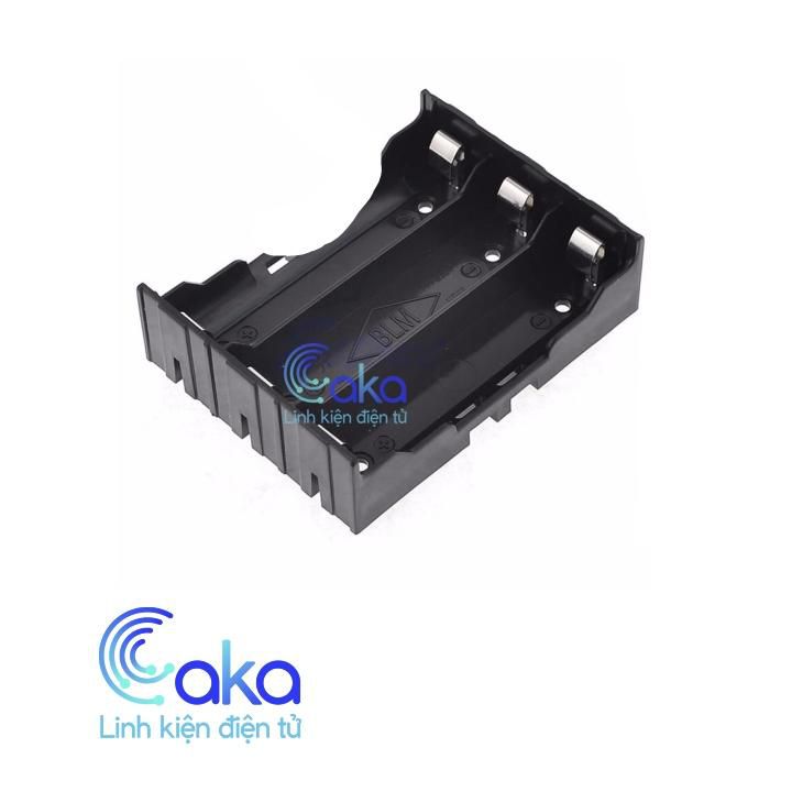 Đế Pin 18650 1 Cell Có Chân Hàn PCB Xuyên Lỗ – Đế Gắn Pin 18650 Cho Mạch Điện Tử DIY