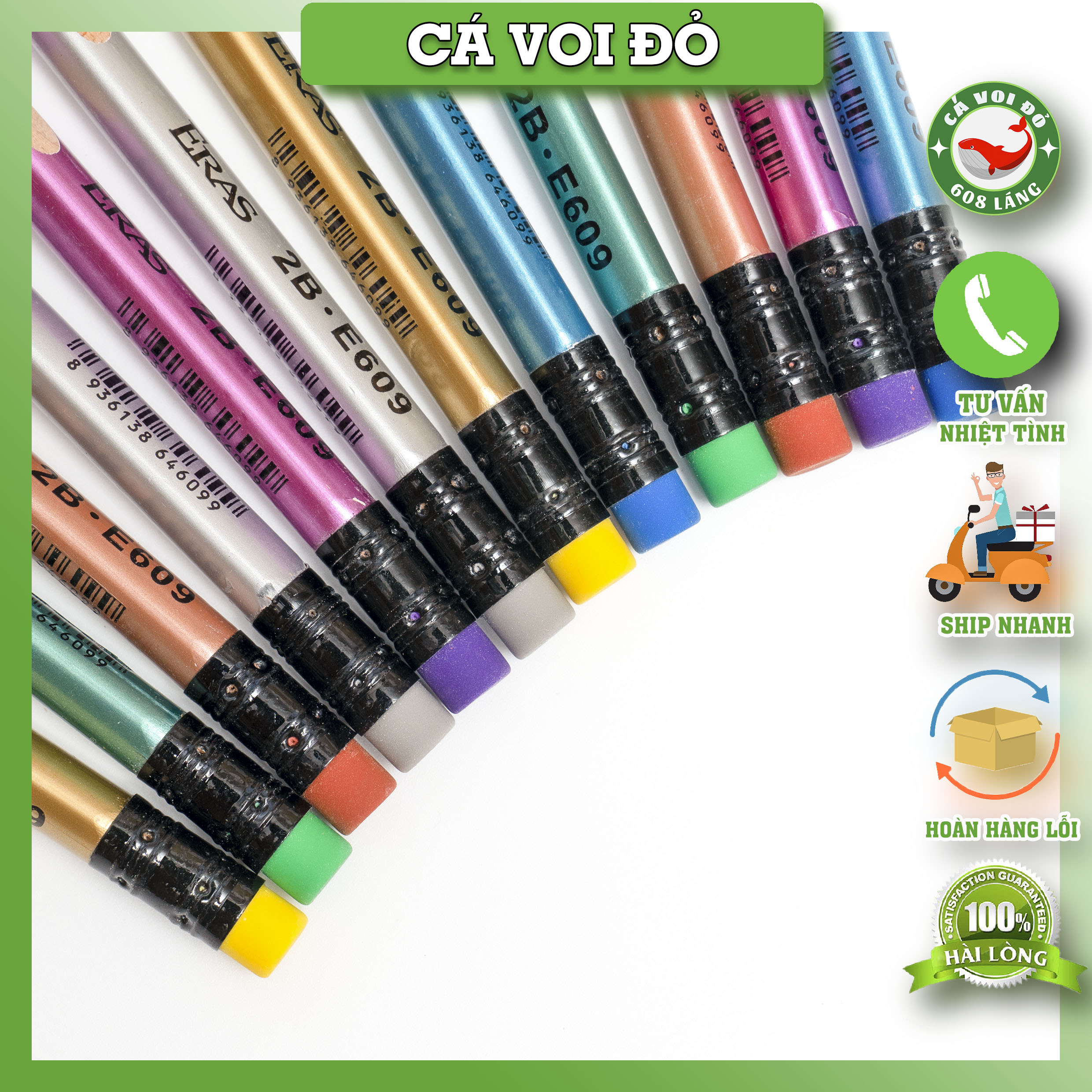 Bút chì 2B Eras Định Vị Eras E609