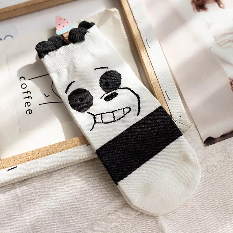 Tất ngắn cổ “ WE BARE BEARS”