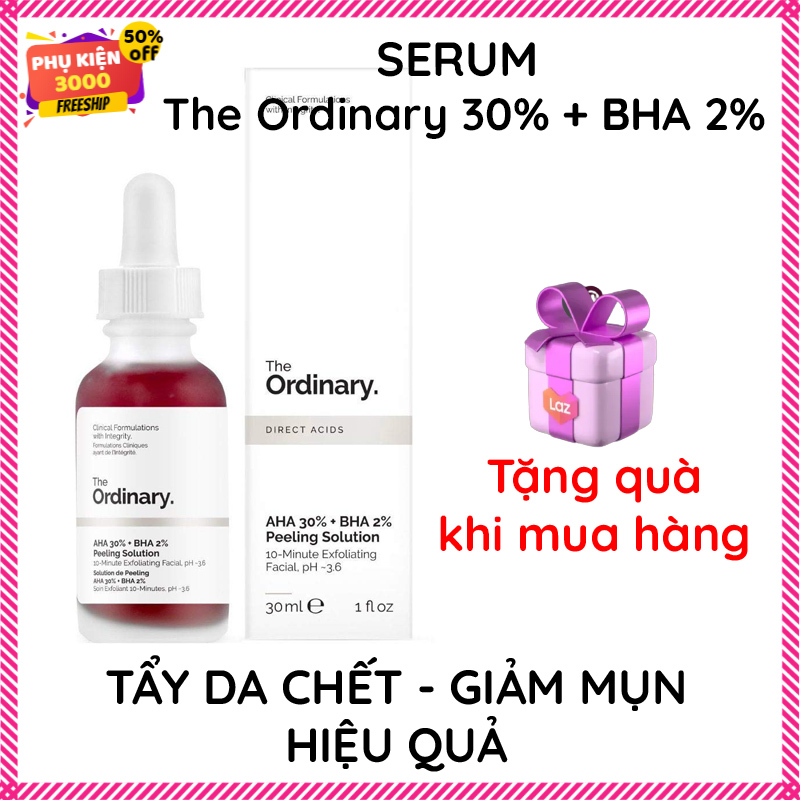 Serum The Ordinary Hyaluronic Acid 2% + B5 tinh chất dưỡng ẩm phục hồi da cấp nước do kích ứng 30ml