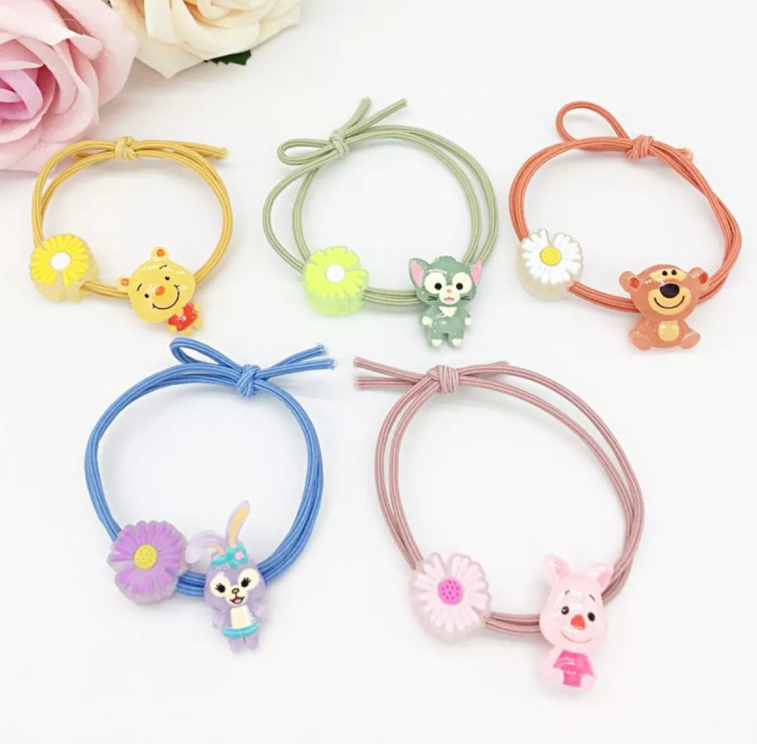 BỘ 02 THUN CỘT TÓC DẠ QUANG ĐÁNG YÊU