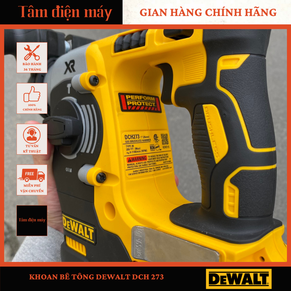Máy Khoan Bê tông DeWALT DCH 273