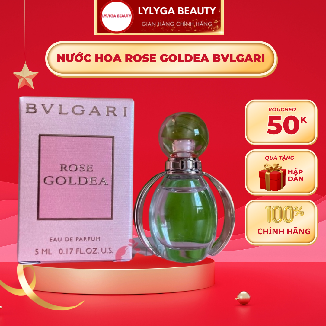 Nước Hoa Nữ Bvlgari Rose Goldea EDP, 5ml (Hàng Real)