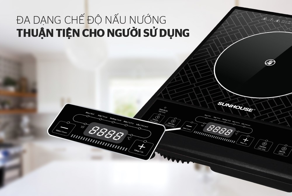 [HCM]Bếp hồng ngoại cơ SUNHOUSE SHD6011