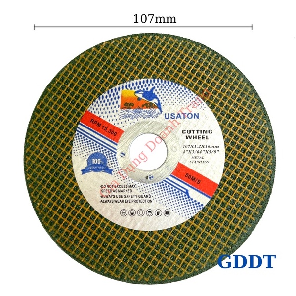Đá cắt sắt - mài- dũa -phi  100mm - 10cm - 4 inch - loại tốt -