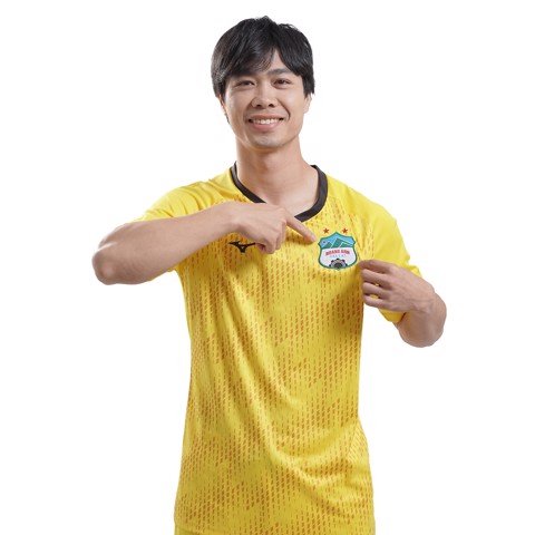 ÁO ĐẤU BÓNG ĐÁ HAGL 2021 MIZUNO