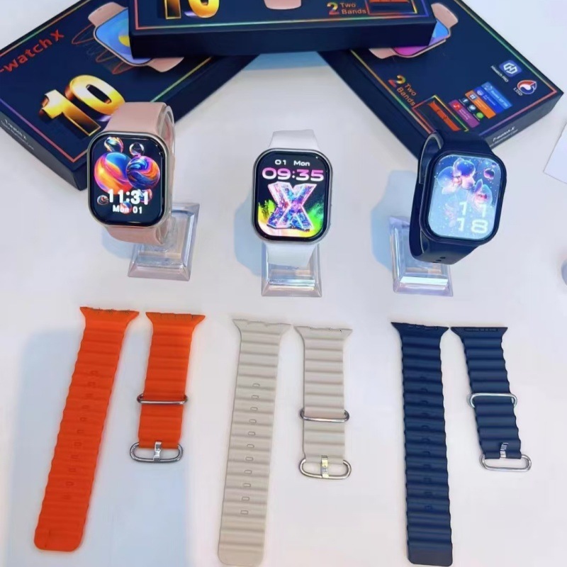 ĐỒNG HỒ THÔNG MINH T-Watch X 45mm- SMART WATCH SERI 8 -Thay được hình nền tùy ý - Gọi điện nghe nhạc trực tiếp - Chơi Game -Thiết kế smart watch seri 8 tổ ong , Chống nước - 100% Tiếng Việt- Thông báo tin nhắn