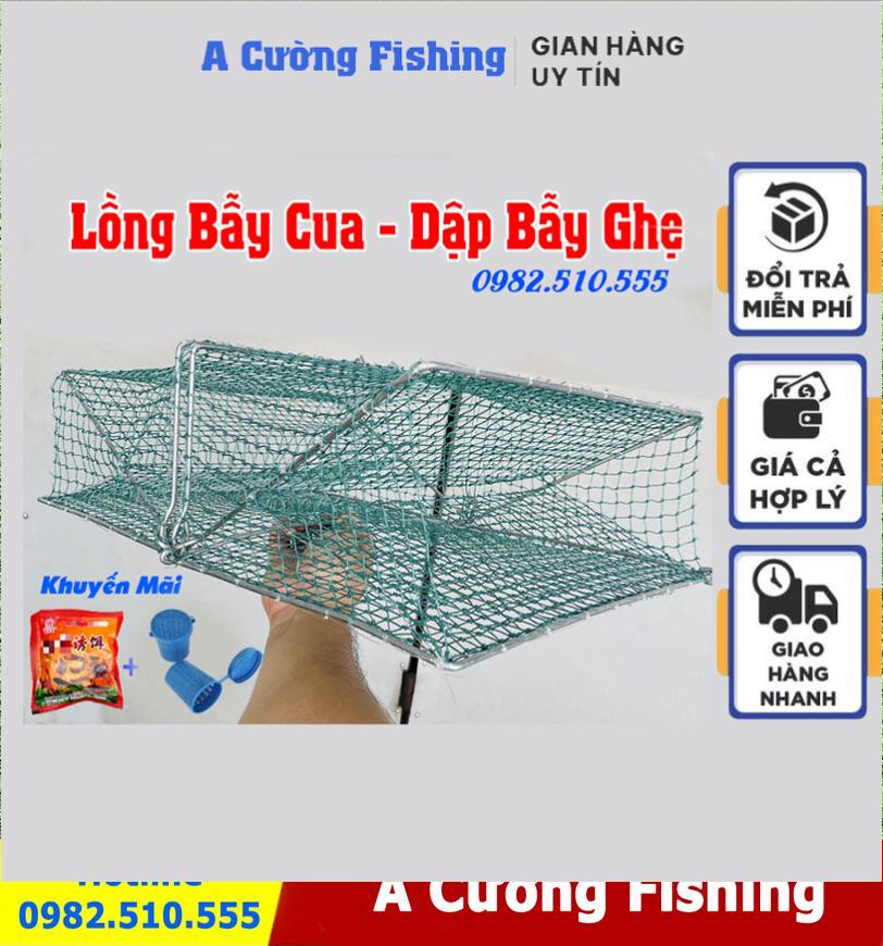 [Tặng Mồi ] Lồng Bẫy Cua - Dập Bẫy Cua Ghẹ Biển A Cường