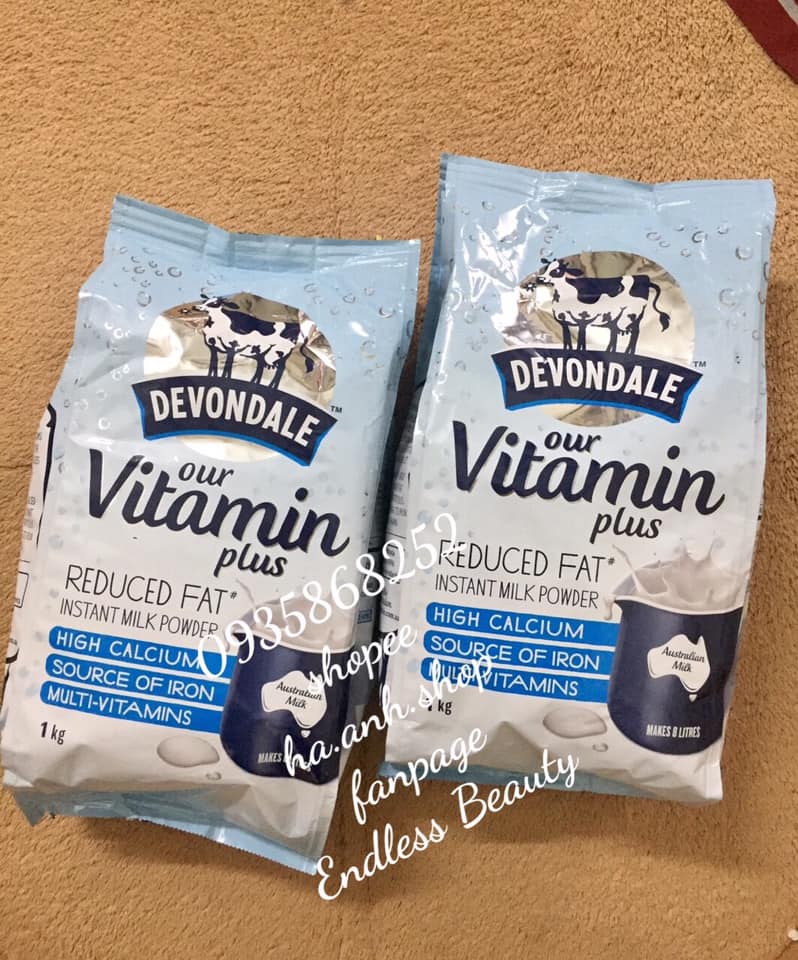 Sữa Devondale vitamin plus 1kg