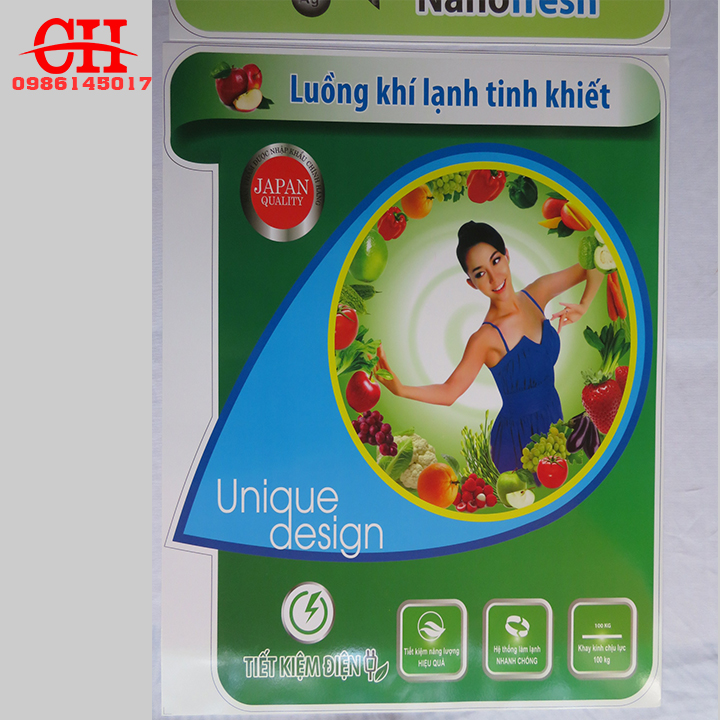 Tem dán tủ lanh SANYO nhiều mẫu
