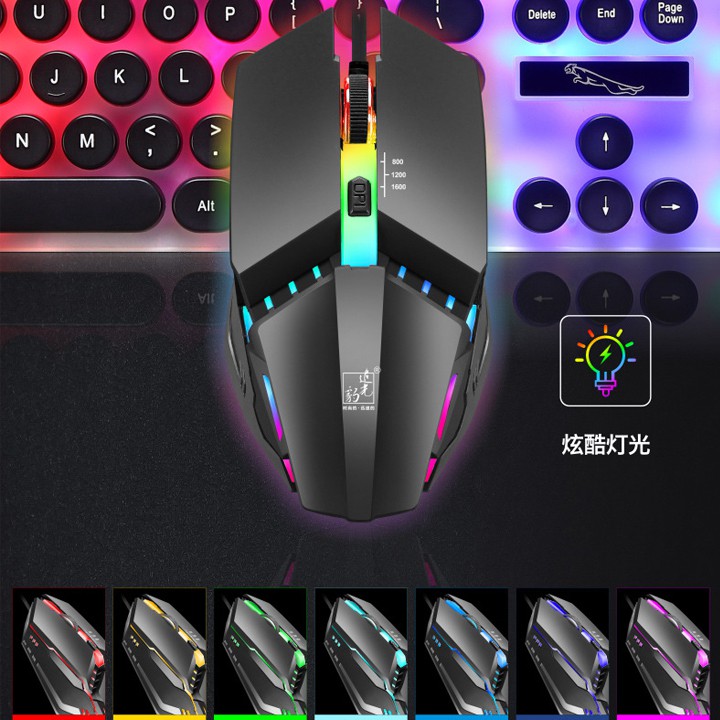 [HCM]Chuột Game K3 Đèn led RGB màu tự thay đổi