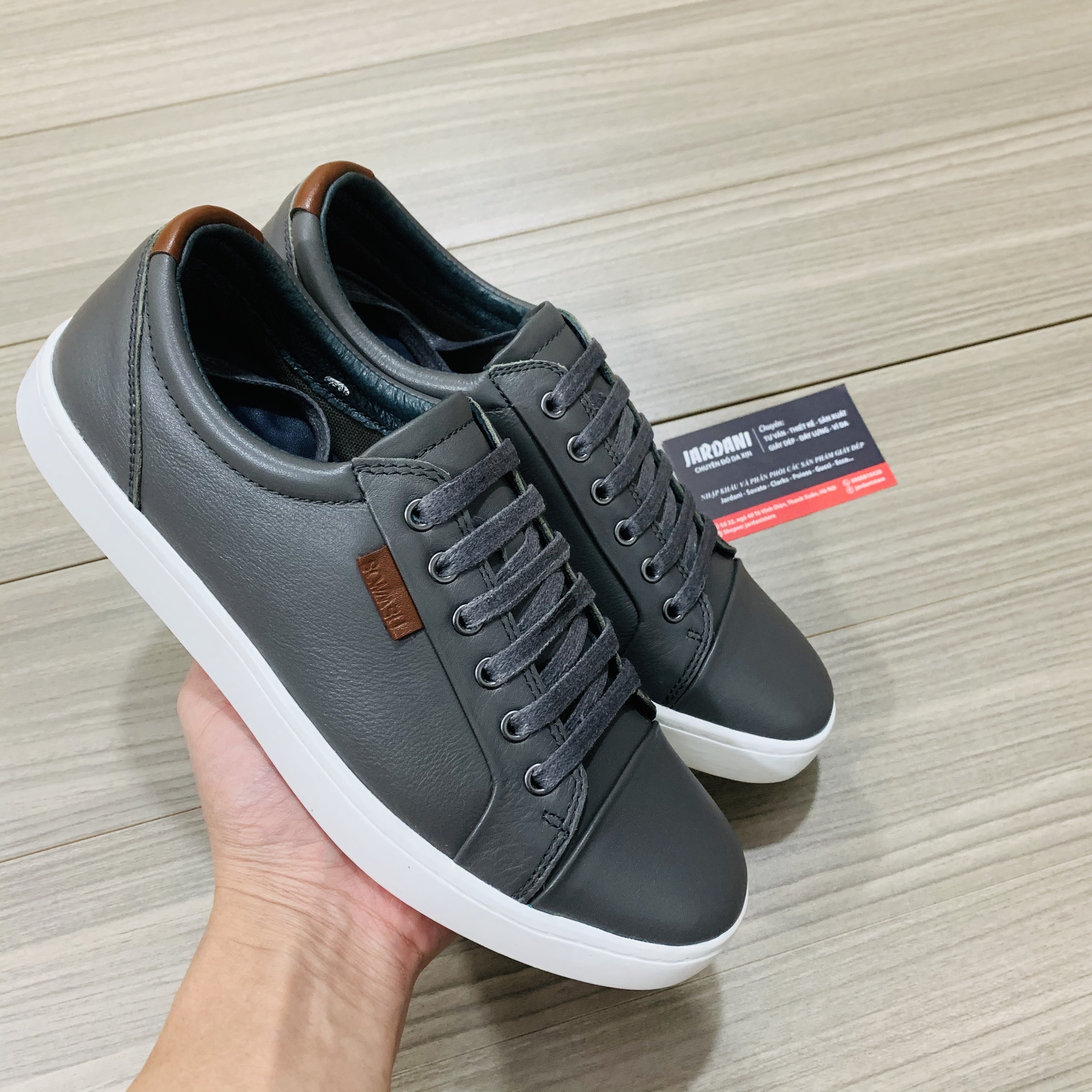 Giày Sneaker Da Thật NM - Bảo hành 24 tháng
