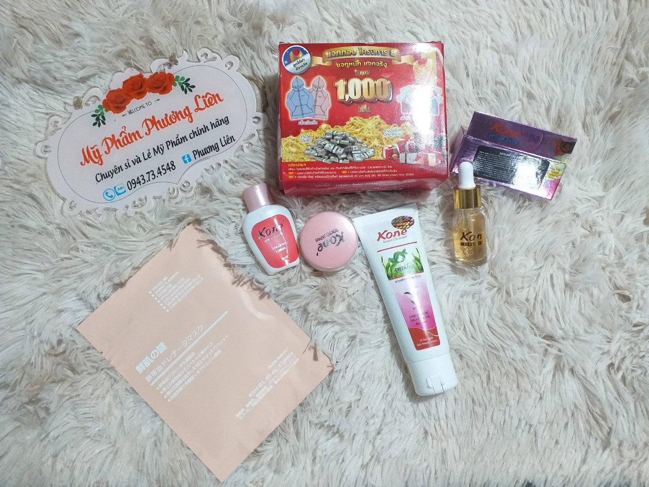 combo 3 món nám KEM KONE THÁI LAN MẪU MỚI