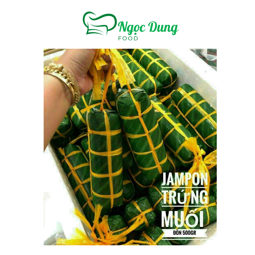 Jambon trứng muối. Chả da cam đòn 500g