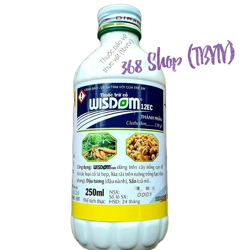 (Combo 5 chai)💎 Thuốc trừ cỏ chọn lọc WISDOM 12EC (250ml).💖