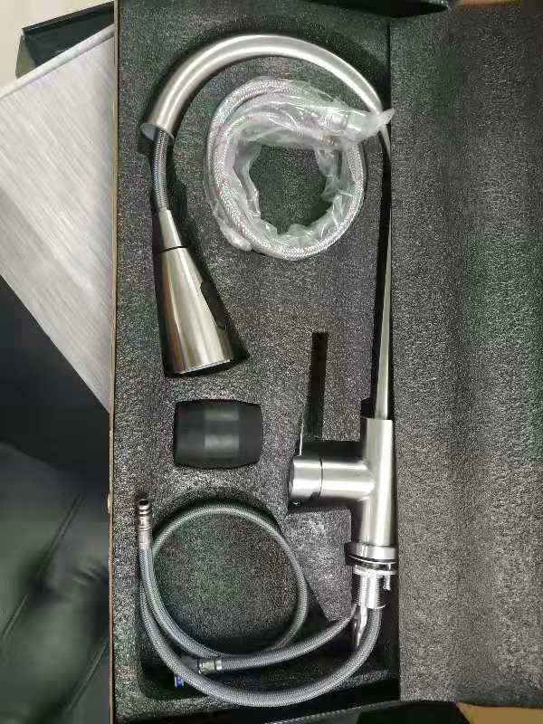 Vòi rửa chén bát nóng lạnh vòi rút inox 304 dây kéo dài thuận tiện