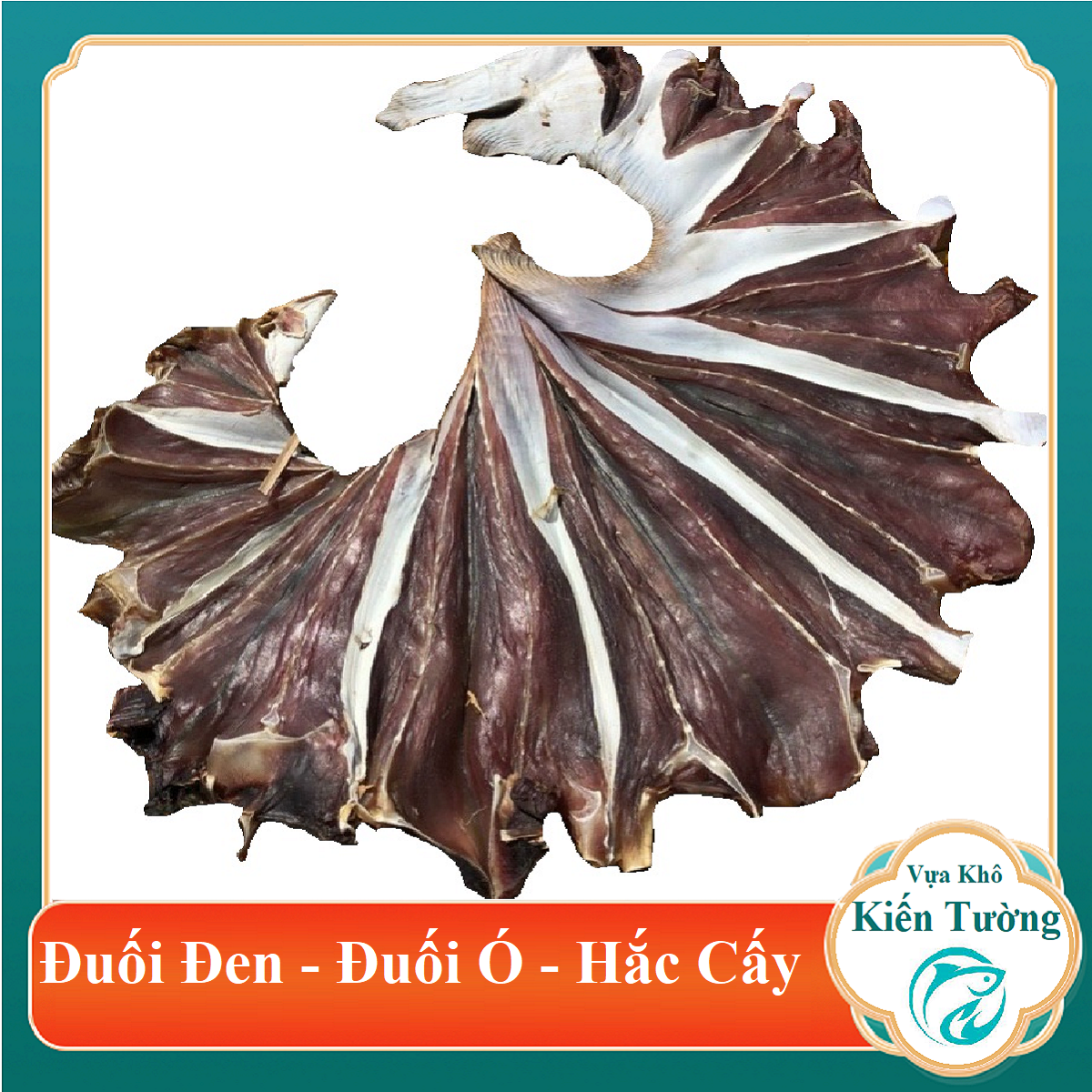 1 KG Khô Cá Đuối Lạc ĐEN Đặc Sản Loại 1- Vựa Khô Kiến Tường