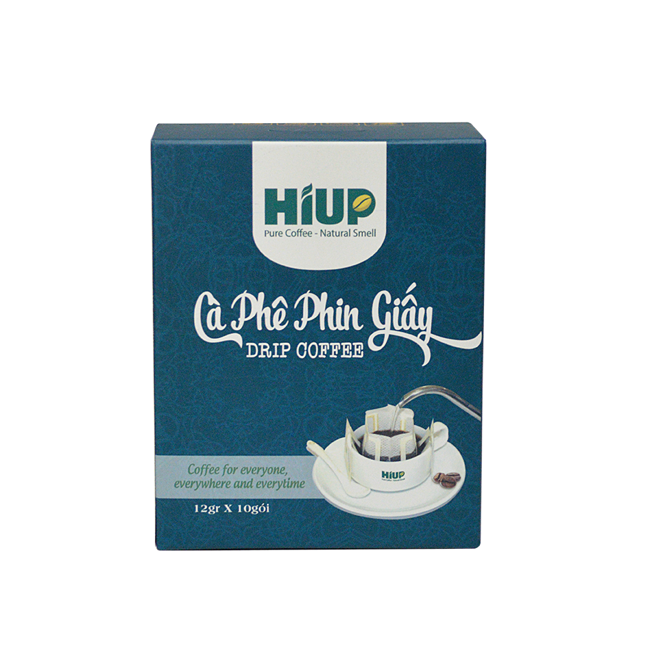 Cà Phê Phin Giấy Hiup Coffee (Hộp 12gr x 10phin)