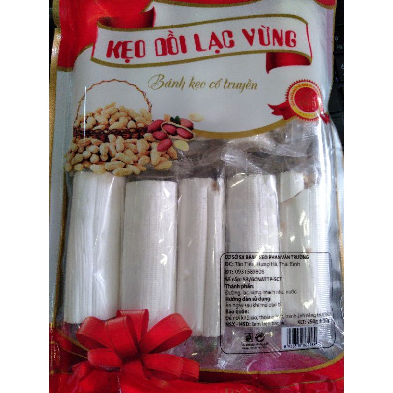 Kẹo dồi lạc đặc sản (gói 10 cái)