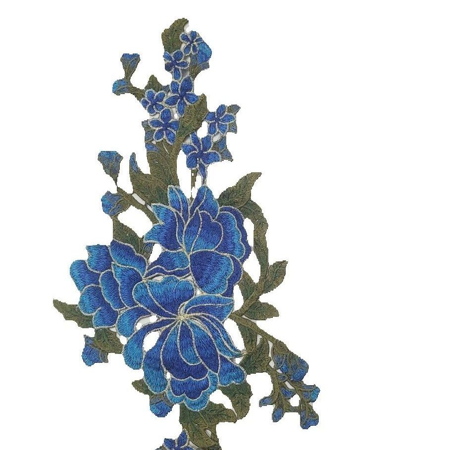 Hoa thêu nổi 3D trang trí may lên áo cao cấp