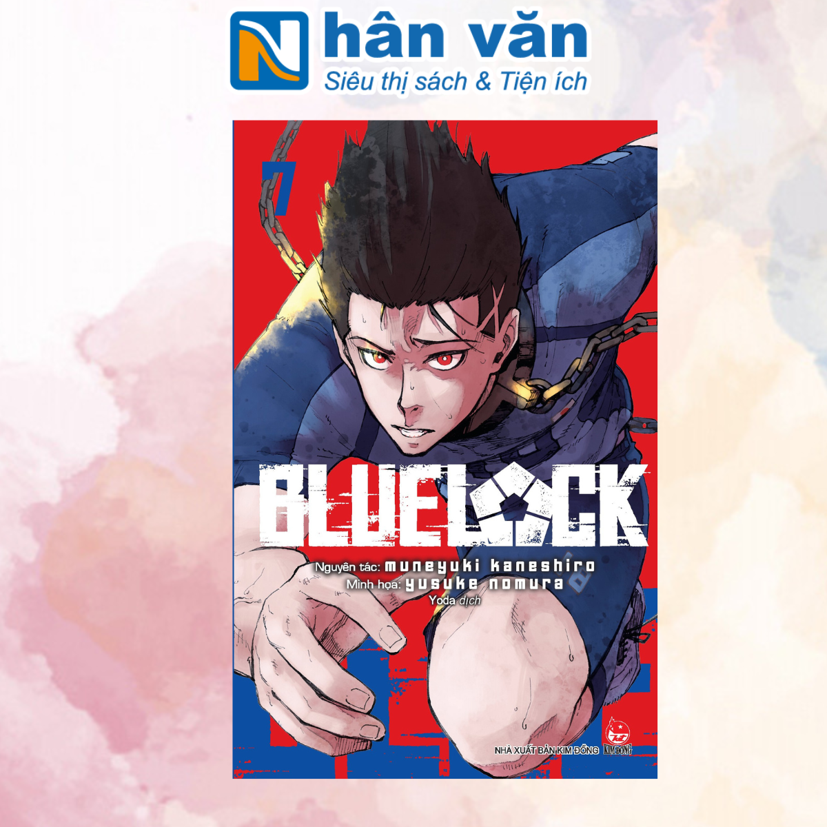 Sách - bluelock - tập 7 -tái bản không seal - nxb kim đồng