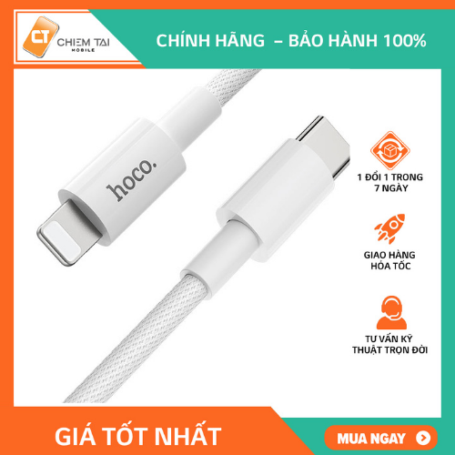 Cáp sạc nhanh PD Type-C to Lightning Hoco X56 1m