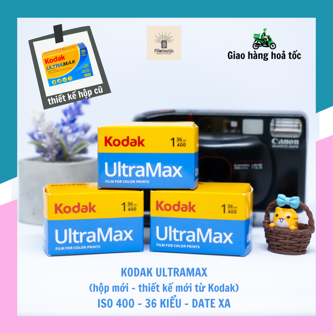 Film Kodak Ultramax 400 36 kiểu - Date xa 07.25 - Phim máy ảnh