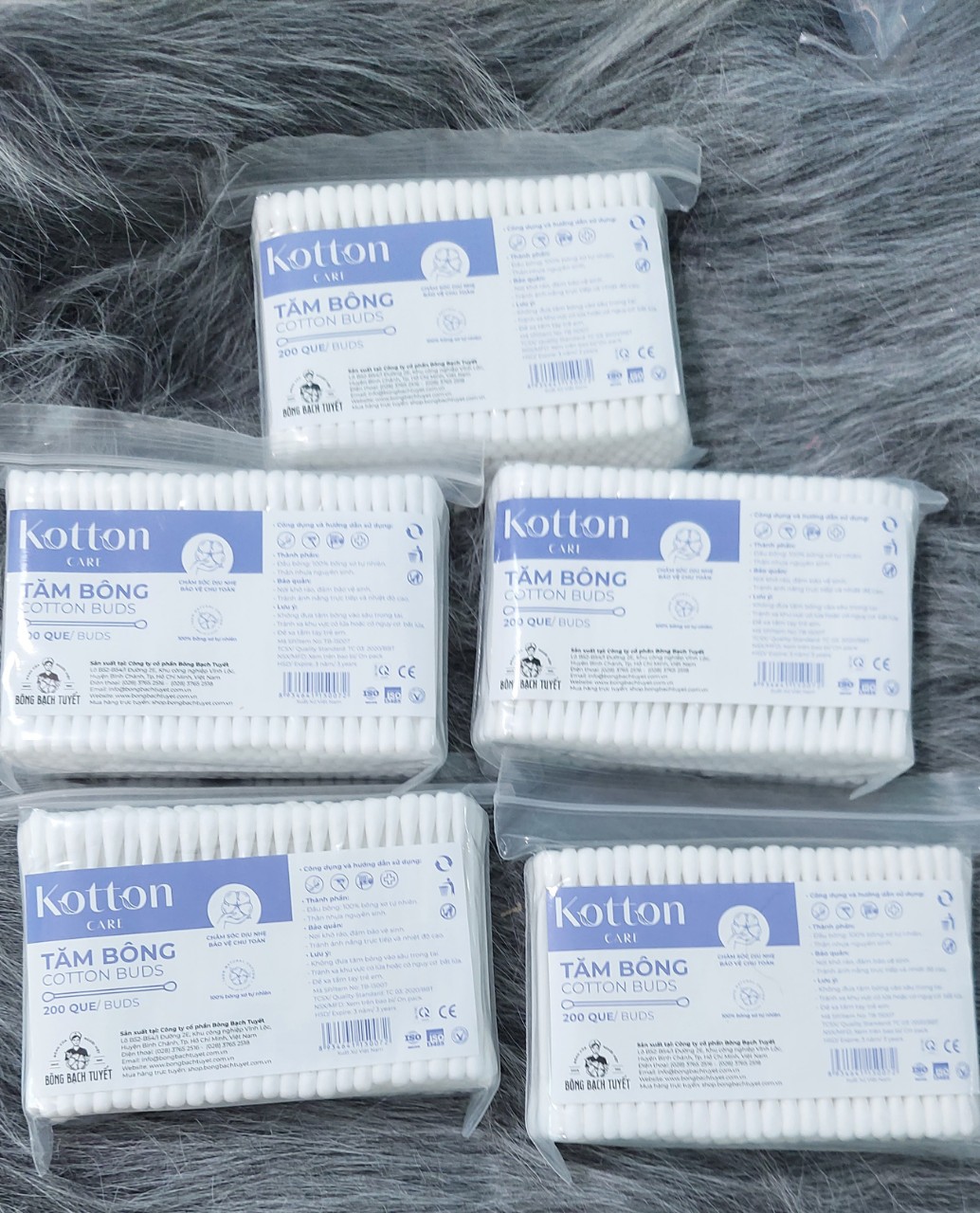 [HCM]01 LỐC TĂM BÔNG MERIDAY (LỐC 5 GÓI GÓI 200 QUE)