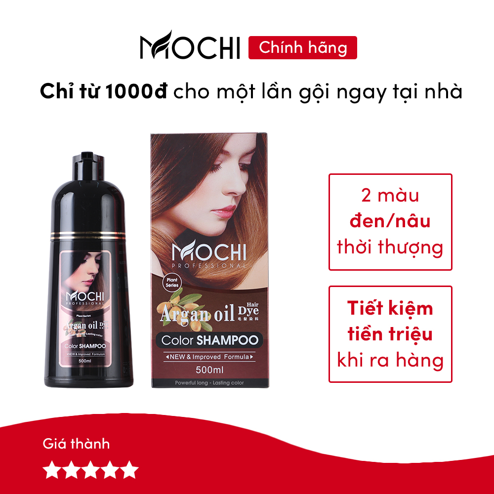 Dầu gội phủ bạc Mochi Nhật Bản 500ml