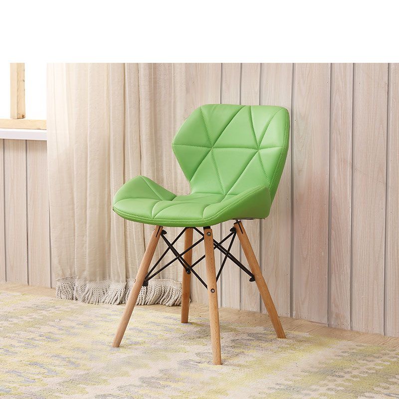 Bộ 4 ghế bọc da chân gỗi sồi cao cấp