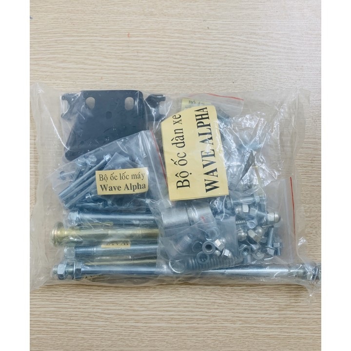 Bộ Ốc Xe Wave Hàng Thái Lan Cao Cấp Loại 1
