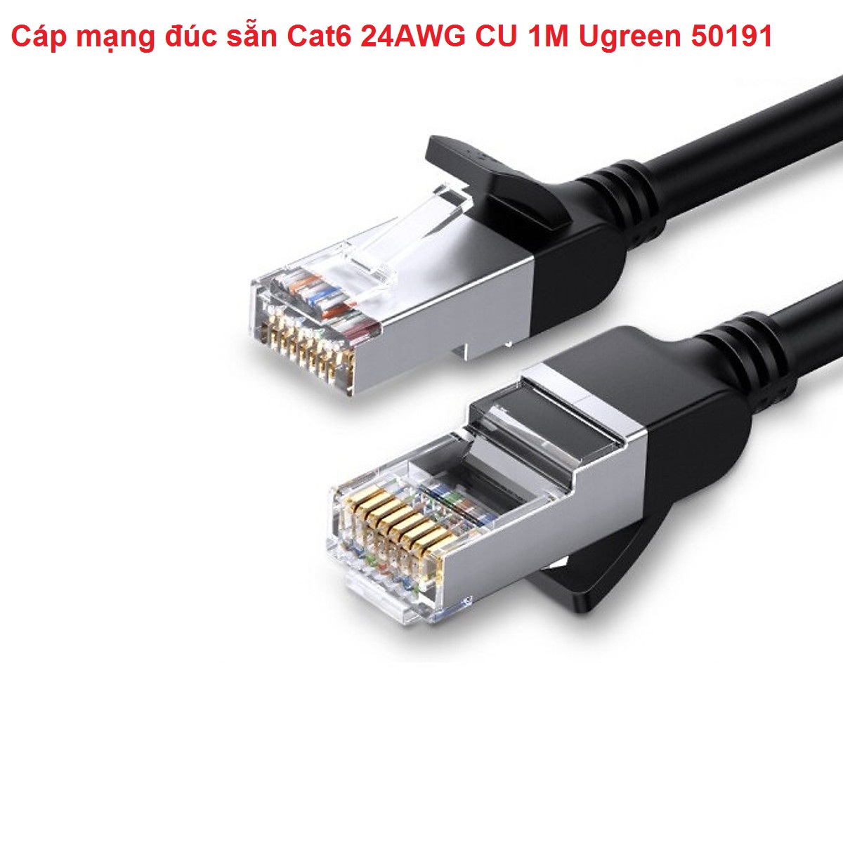 Cáp mạng đúc sẵn Cat6 24AWG CU Ugreen ( 50191, 50193 , 50194 ) Chính Hãng