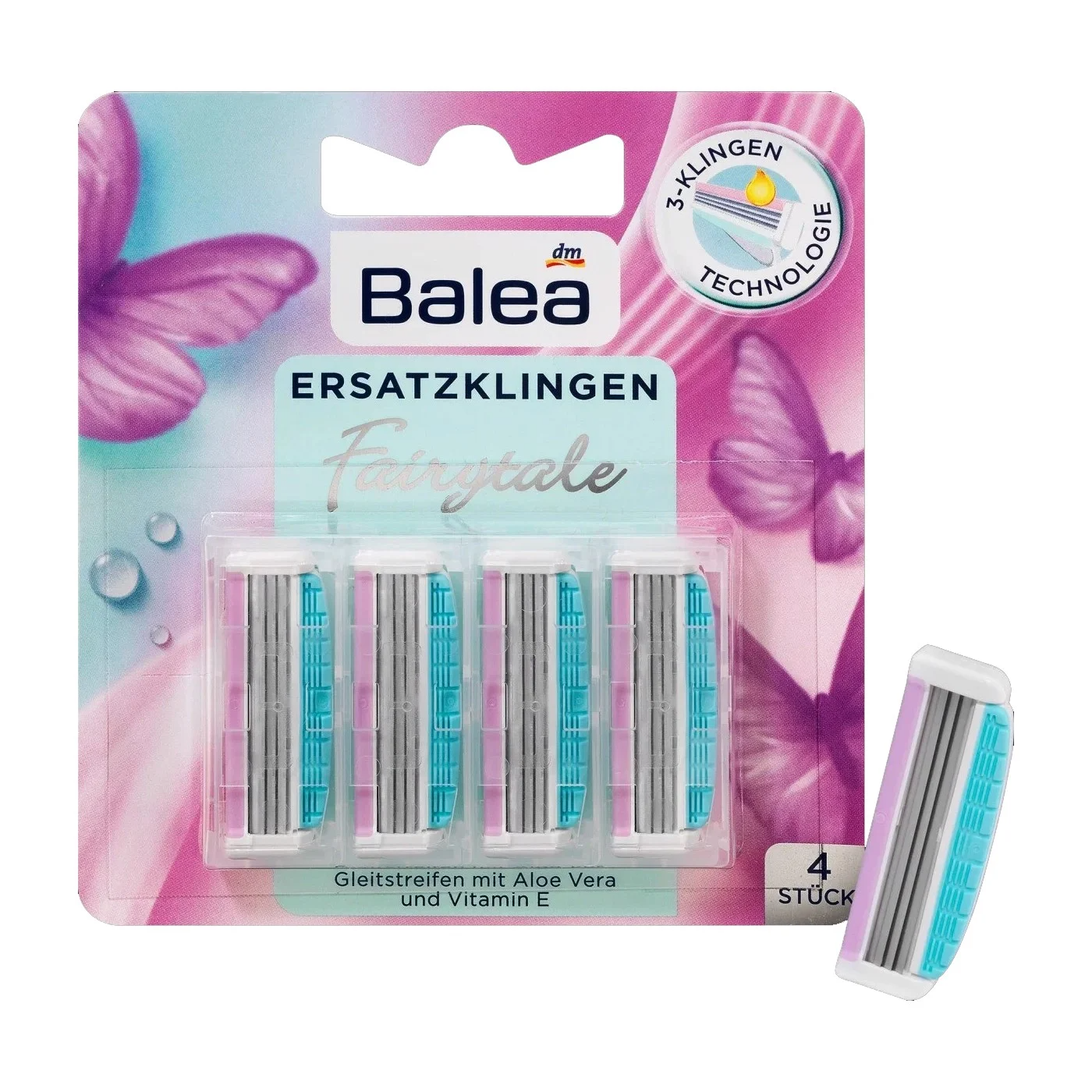 BỘ 4 LƯỠI DAO CẠO BALEA FAIRYTALE