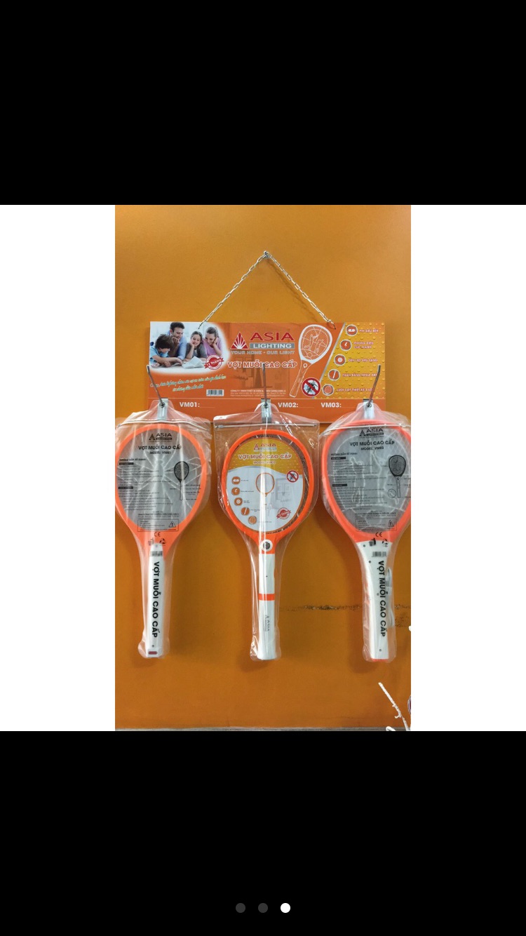 Vợt muỗi cao cấp ASIA VM03 dây sạc rời