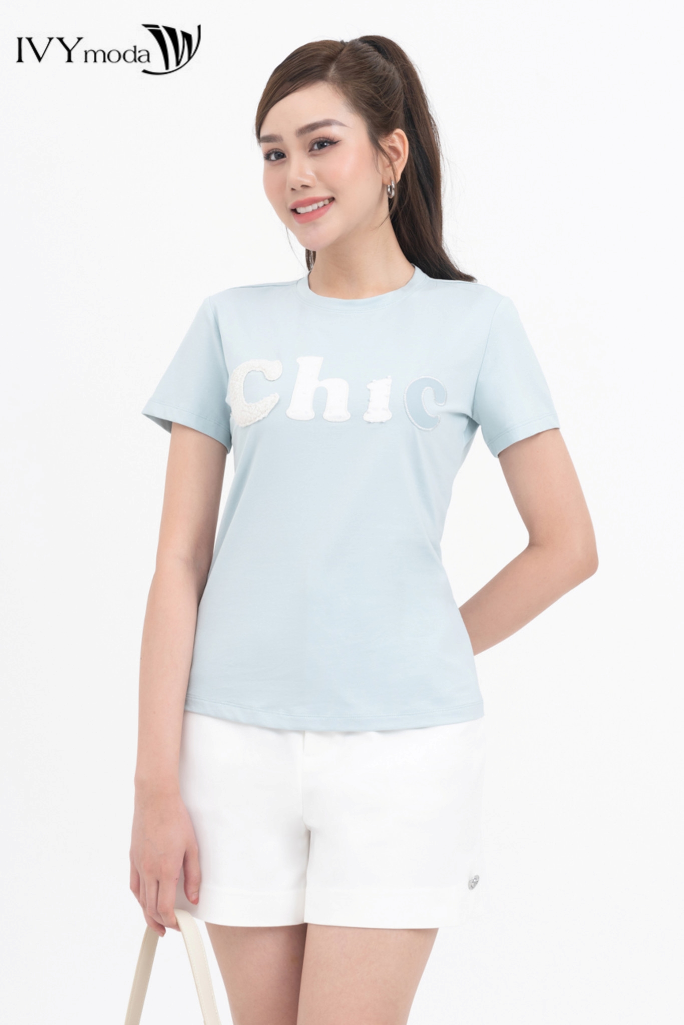 Áo thun nữ Be Creative IVY moda MS 57M6587