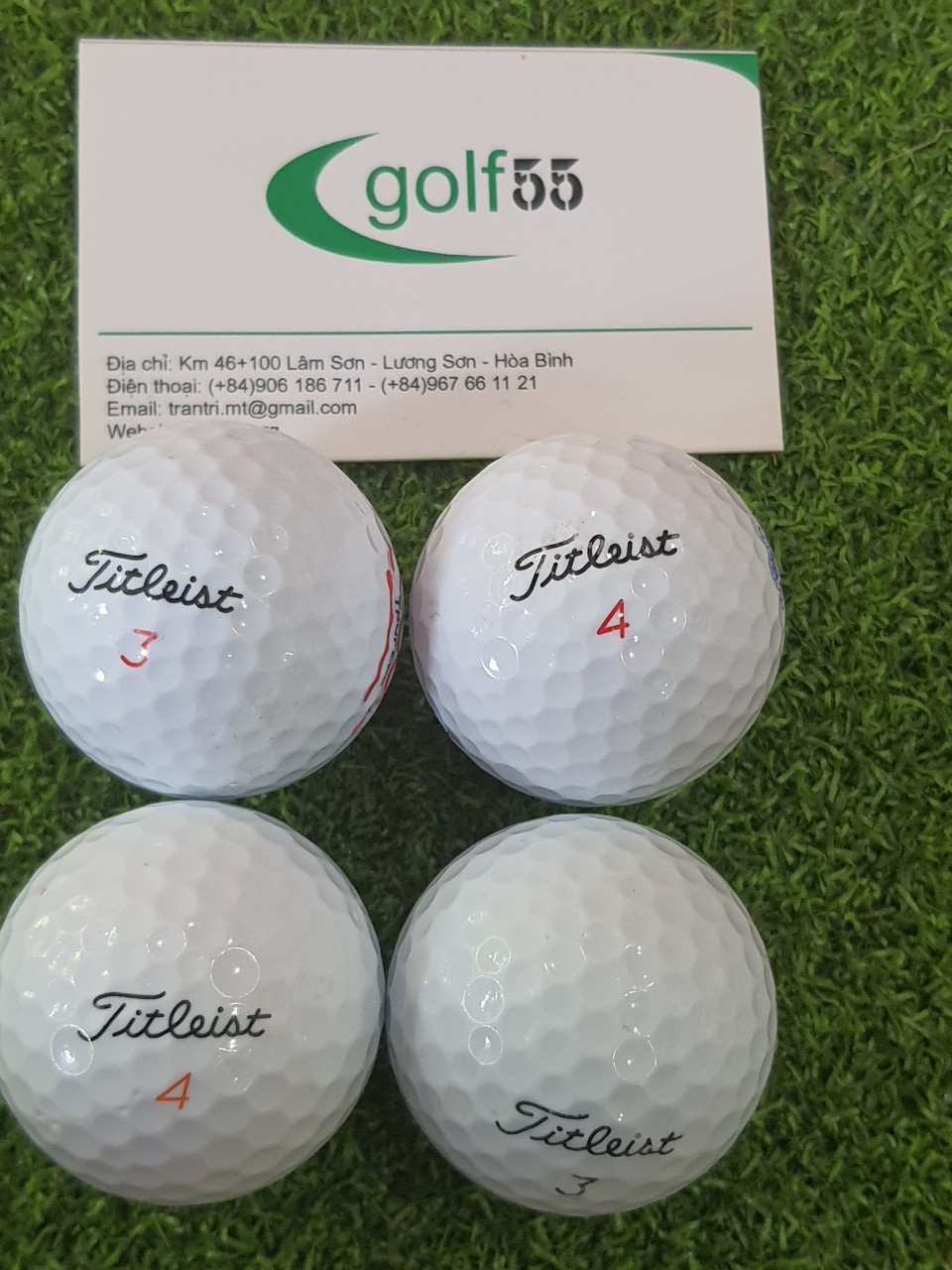 10 Bóng golf cũ titleist nxt cũ độ mới 99%