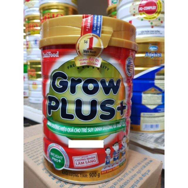 [DATE MỚI] Sữa bột Grow Plus + Đỏ 900g