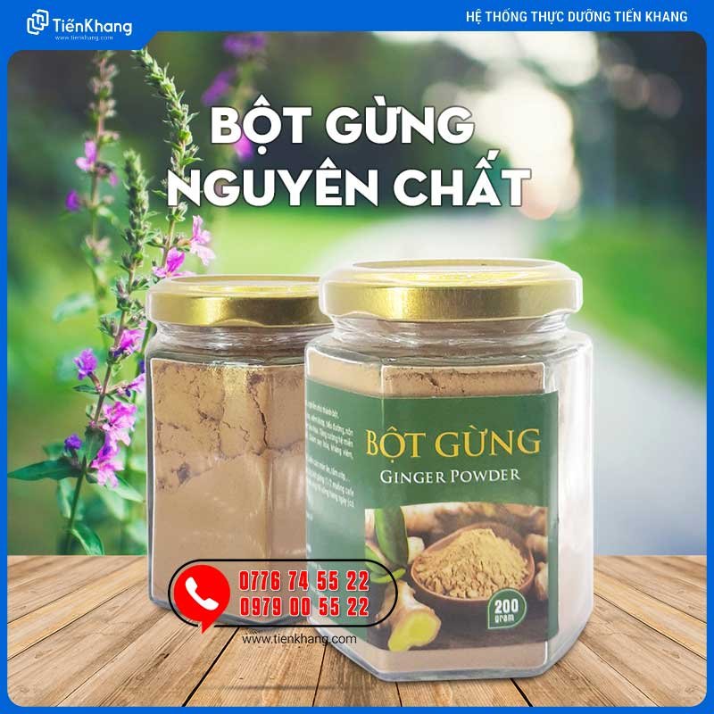 Bột Gừng Nguyên Chất - Hũ (200gram)