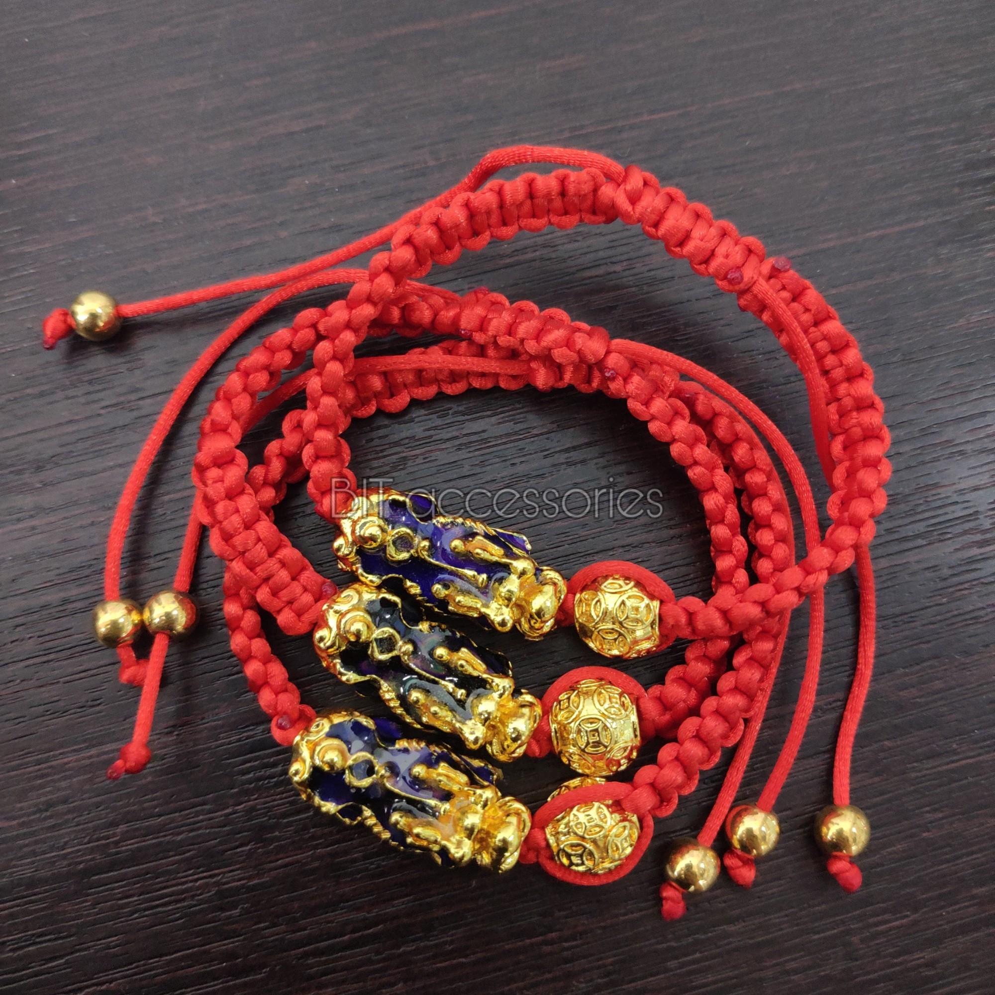 Vòng tay Tỳ Hưu vàng Ngũ sắc