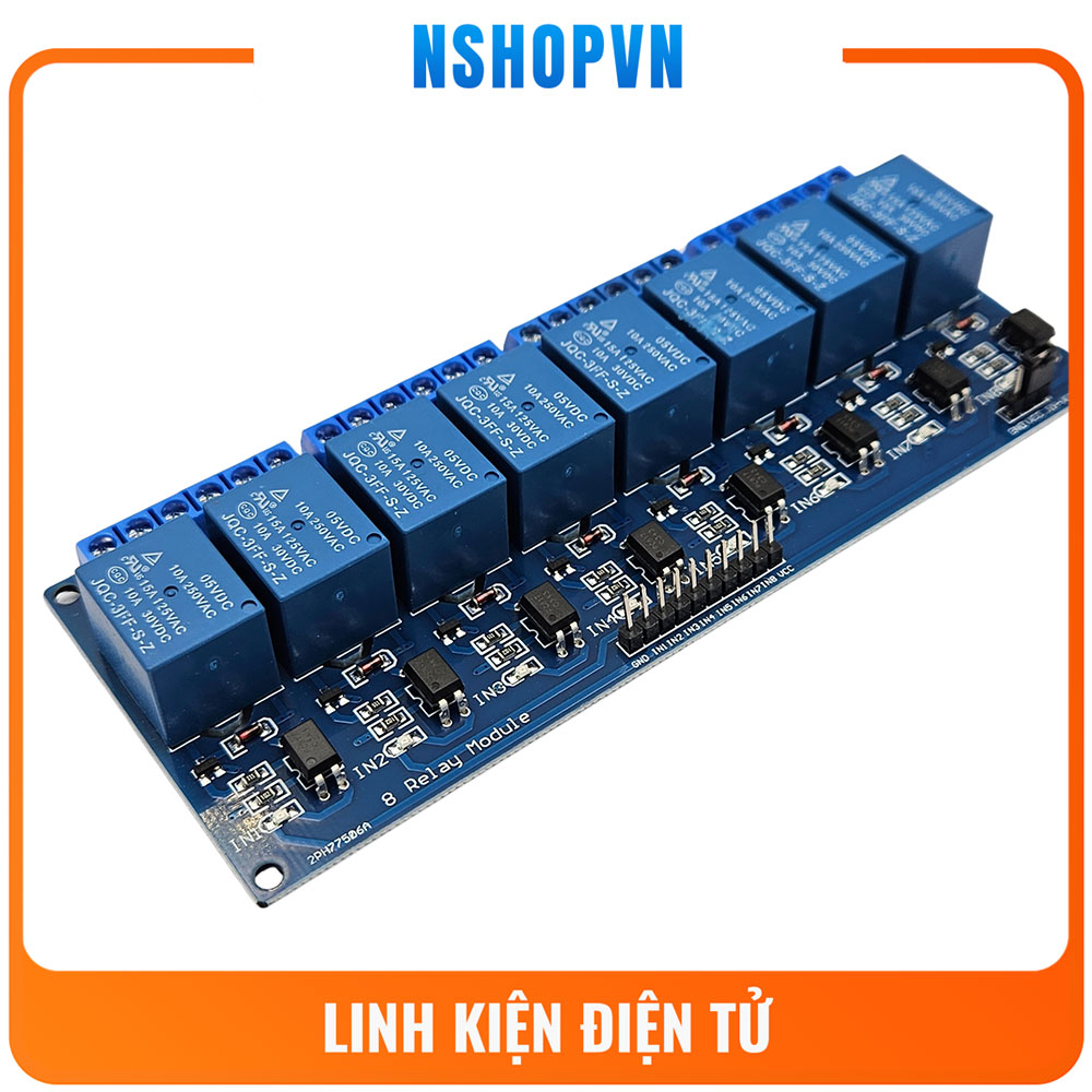 Module 8 Relay Với Opto Cách Ly (5VDC)