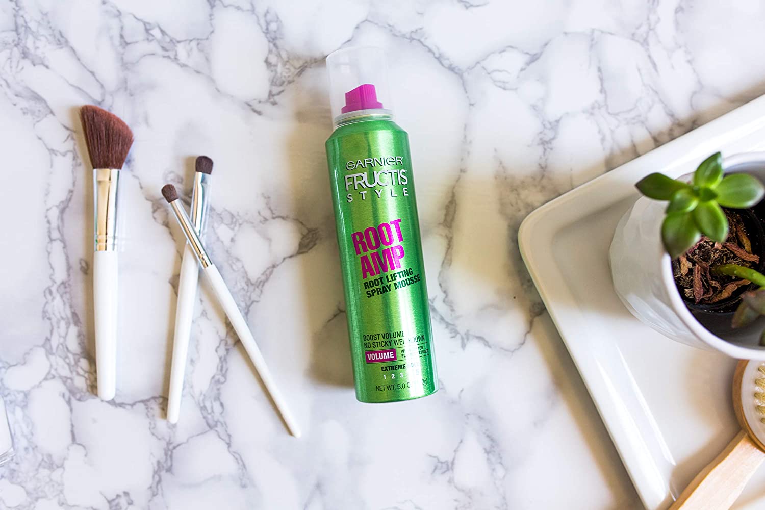 Mousse tạo kiểu tóc Garnier Fructis Style Root Amp Root Lifting Spray Mousse 142g (Mỹ)