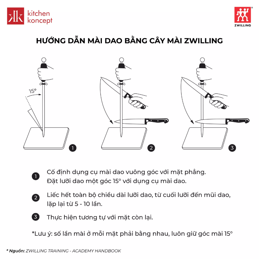 Cây Mài Dao ZWILLING -- 23cm