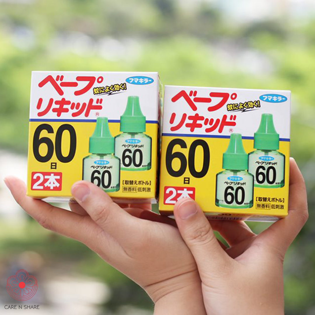 Set 2 lọ tinh dầu đuổi muỗi Nhật Bản