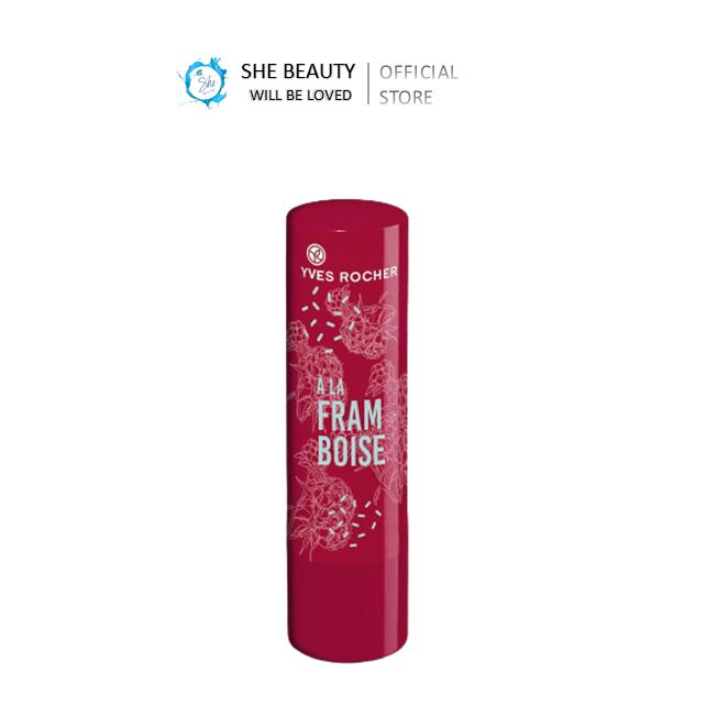 [Chính hãng] Son Dưỡng Môi Yves Rocher Mâm Xôi Đỏ RASPBERRY LIP BALM 4.8G