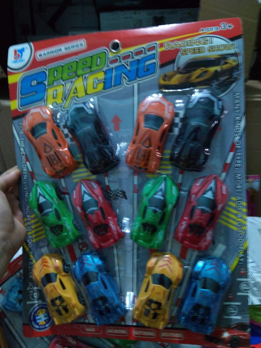 Đồ chơi vỉ xe ô tô 12 chiếc