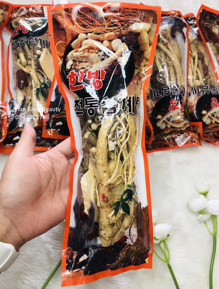 Gói gia vị sâm hầm gà Hàn Quốc 100G
