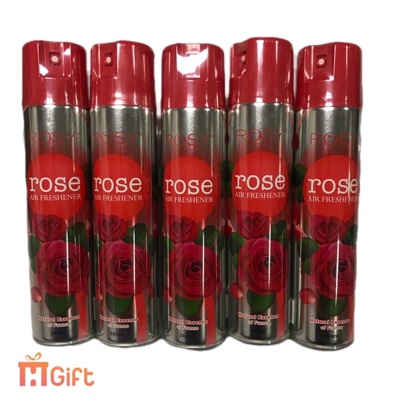 Xịt phòng, Nước hoa xịt phòng Rosy 280ml