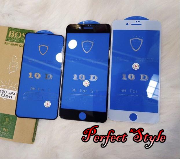 Kính cường lực iphone 10d mới nhất full màn cho iphone 6 6s 6plus 6splus 7plus 8plus x