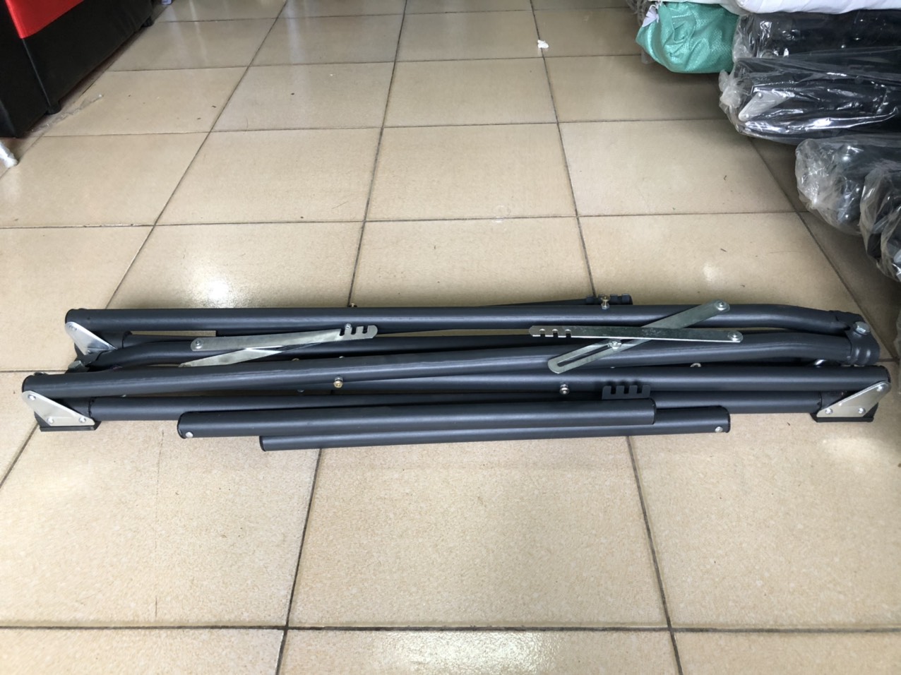 CHỈ KHUNG VÕNG XẾP PHI 32 KHUNG SẮT, INOX- ẢNH THẬT